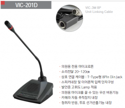 Micro dùng cho đại biểu Portable Delegate Microphone Vicboss VIC-201D